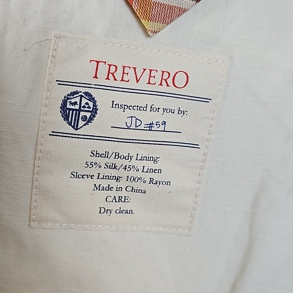 Trevero Linen and Silk Blazer. - Picture 6 of 7